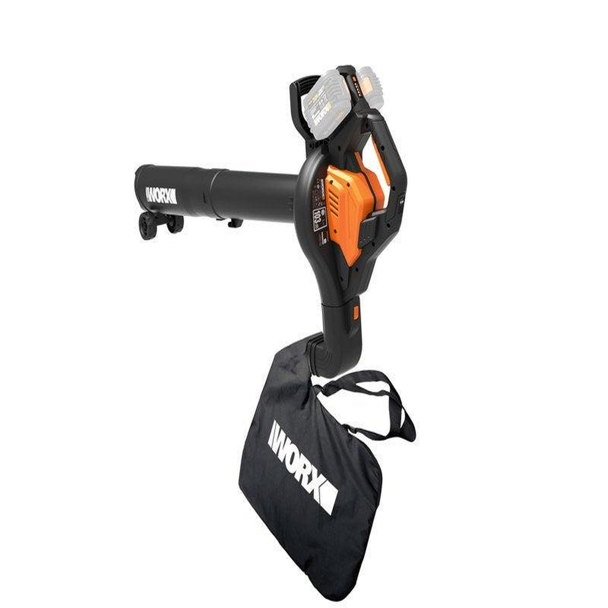 CENTRALE BRICO Aspirateur souffleur broyeur sur batterie WORX vendu sans batterie