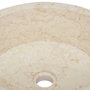 Voir la diapositive 5 : VIDAXL Lavabo Creme Ø40x15 cm Marbre