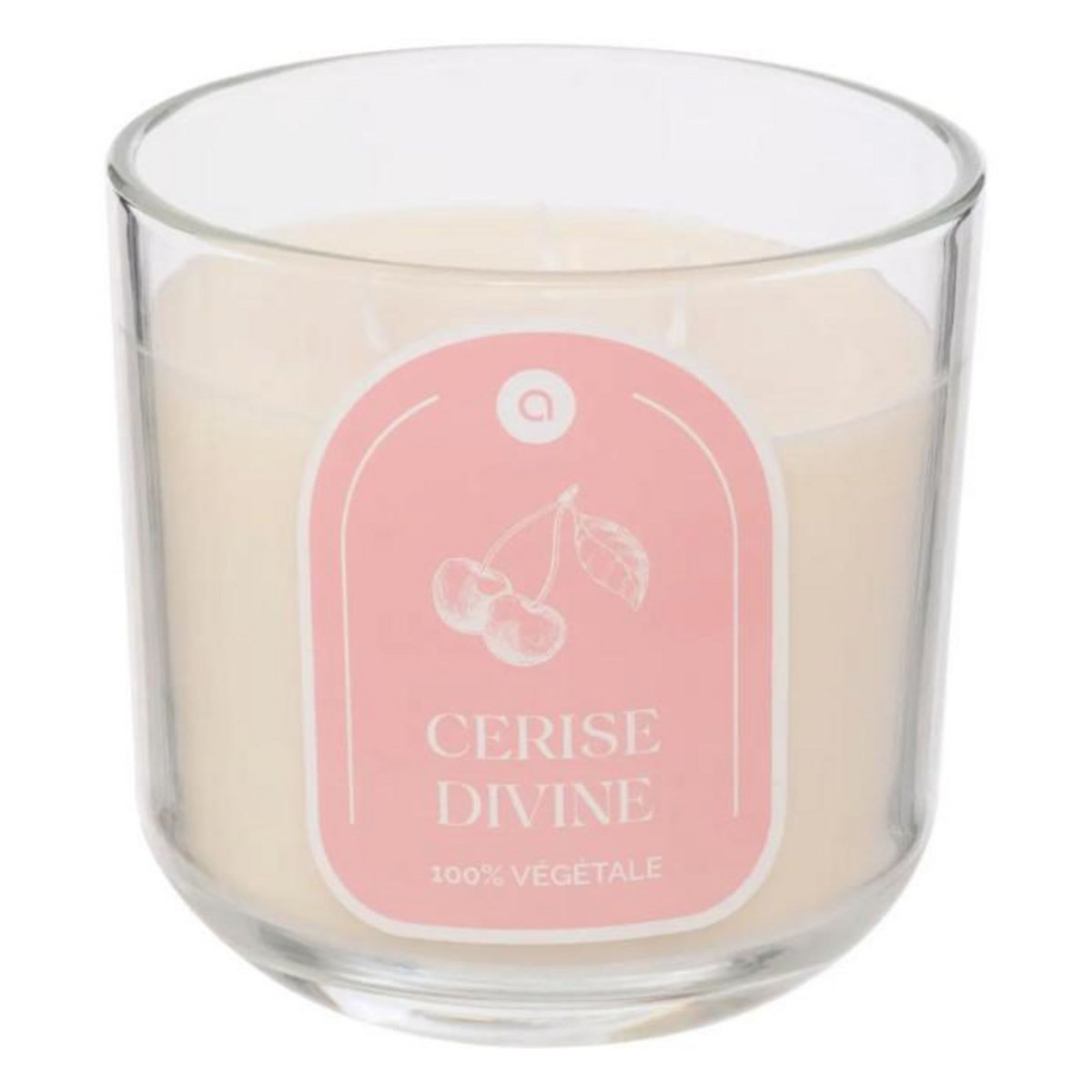 ATMOSPHERA Bougie Parfumée en Verre  Floa  610g Cerise