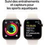 Voir la diapositive 4 : APPLE Montre connectée Serie 10 42mm Titane Or S/M Cellular
