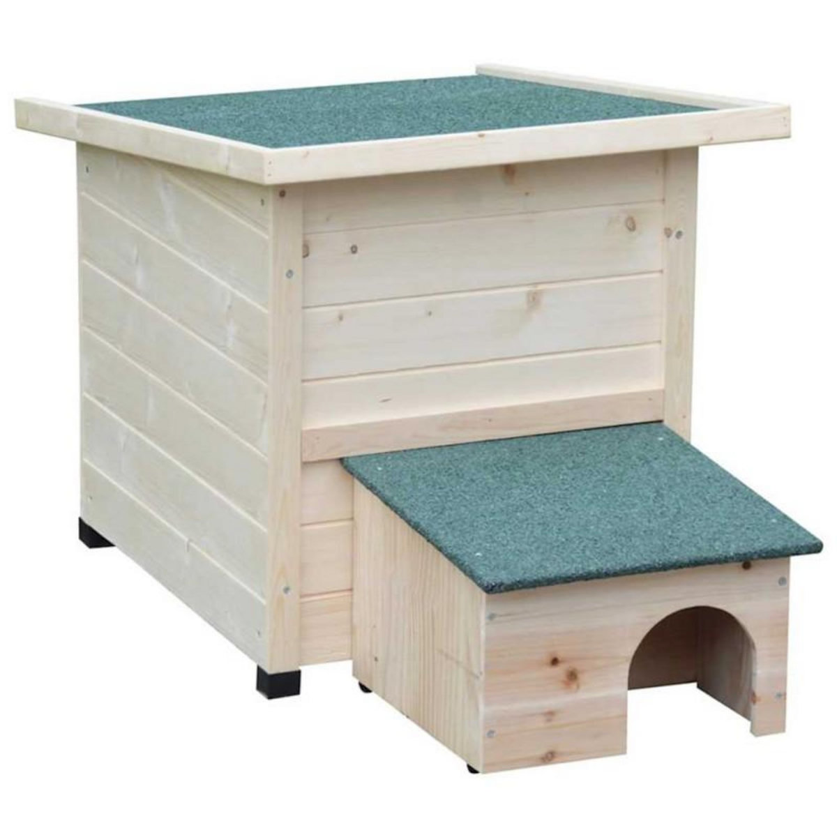 @Pet pet Maison hérisson XL 53x65x52cm bois blanc