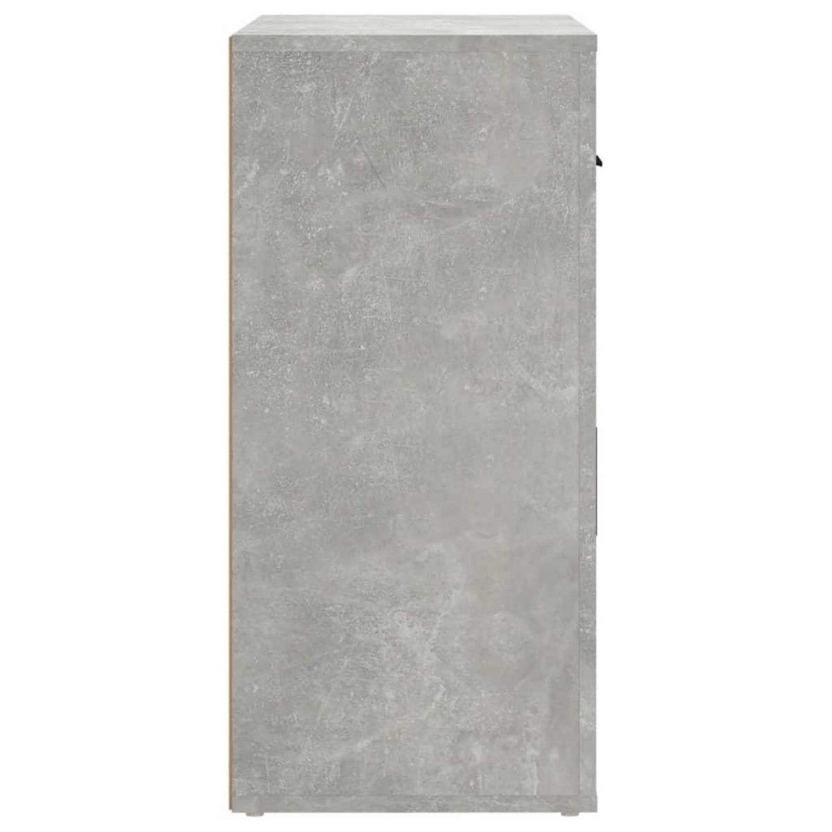 VIDAXL Buffet Gris beton 80x33x70 cm Bois d'ingenierie