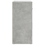 Voir la diapositive 5 : VIDAXL Buffet Gris beton 80x33x70 cm Bois d'ingenierie