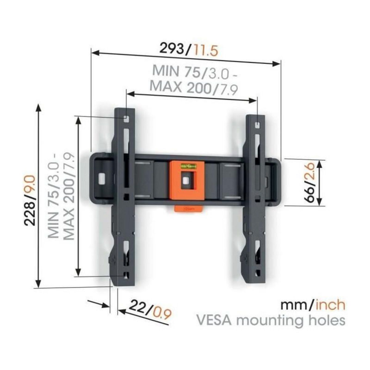 Vogels Support mural pour TV - VOGEL'S - TVM 1203 Fixe Small, 19-50