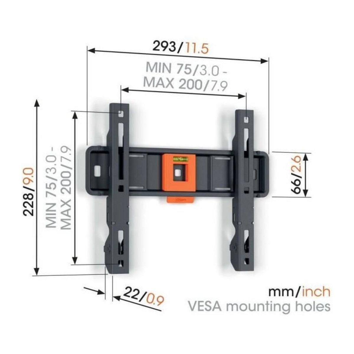 Vogels Support mural pour TV - VOGEL'S - TVM 1203 Fixe Small, 19-50