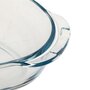 Voir la diapositive 4 : FIVE Plat à Four en Verre  Ovale  34cm Transparent