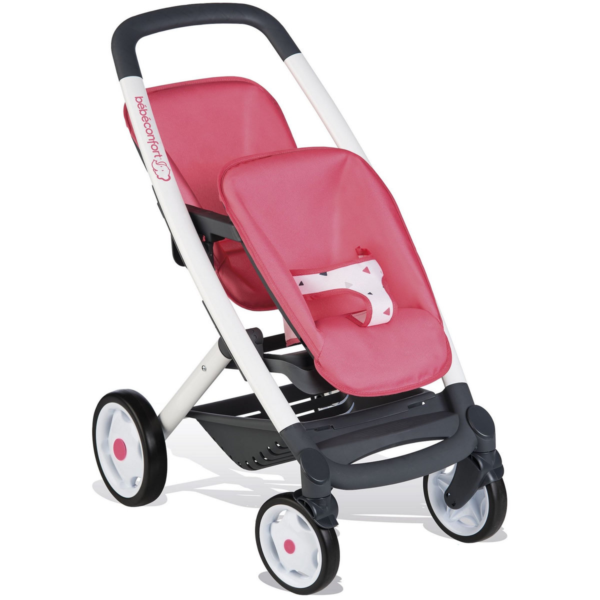 SMOBY Poussette jumeaux bébé confort