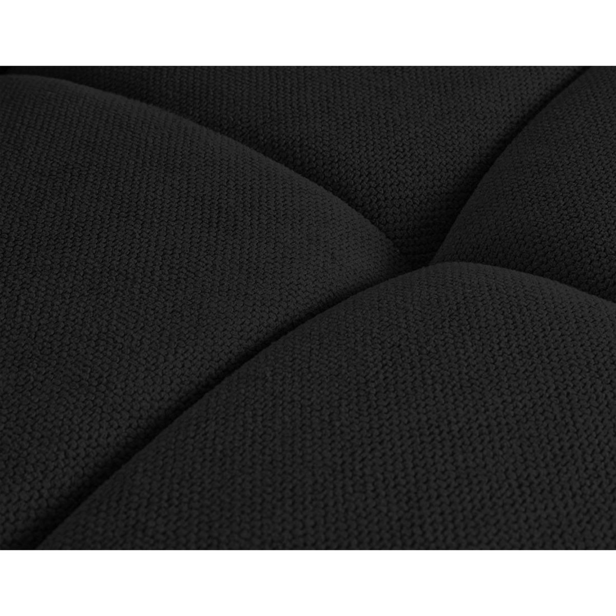 LISA DESIGN Ray - canapé droit 4 places avec double méridienne - assise profonde - en tissu texturé