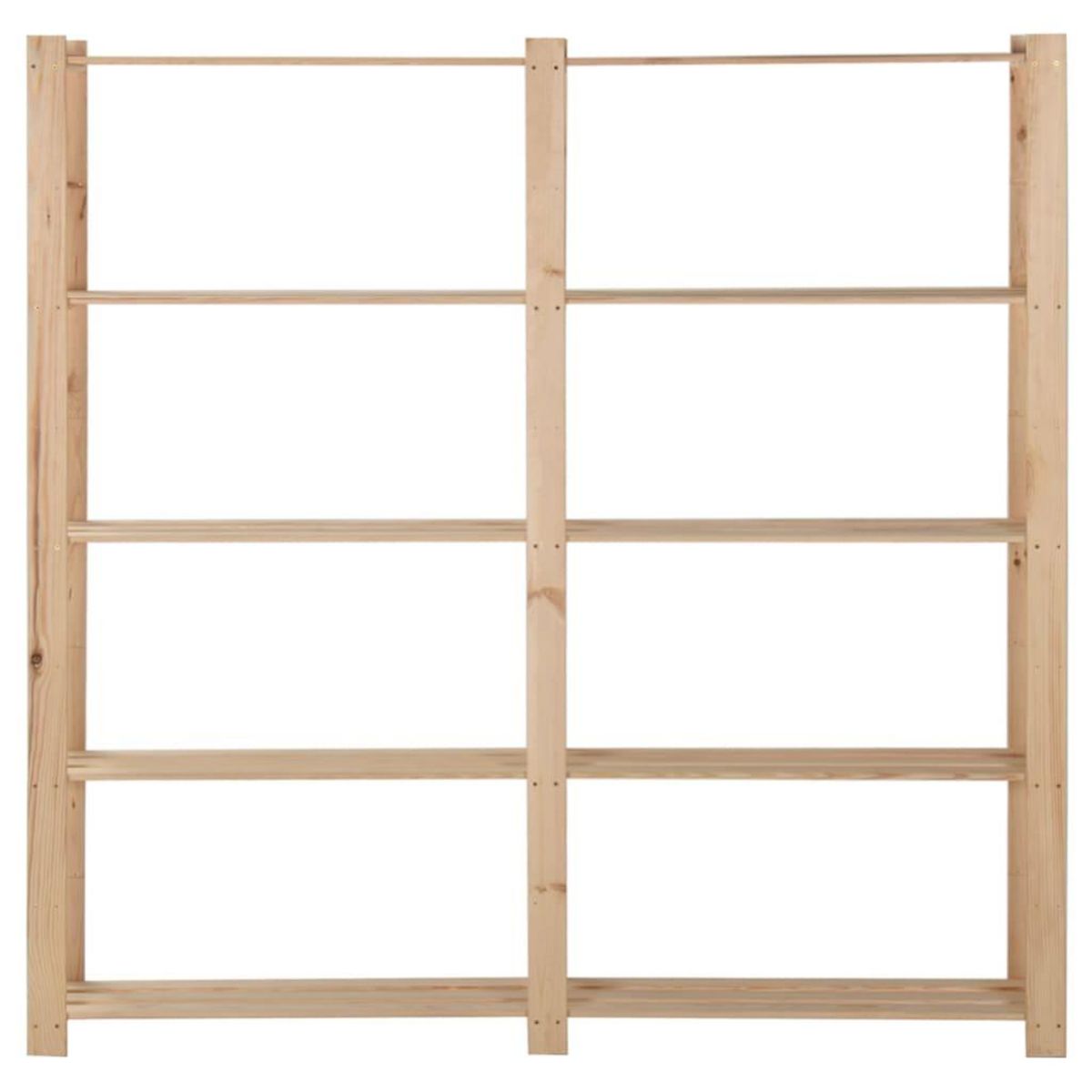 VIDAXL Etagere de stockage 5 niveaux 170x28,5x170cm Bois de pin massif
