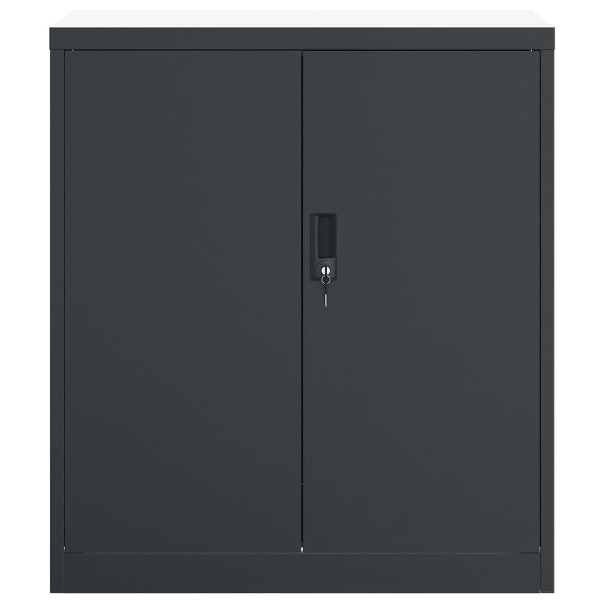 Voir la diapositive 3 : VIDAXL Classeur anthracite 79x40x90 cm acier