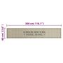 Voir la diapositive 5 : VIDAXL Tapis de cuisine lavable imprime Home capitales 60x300 cm