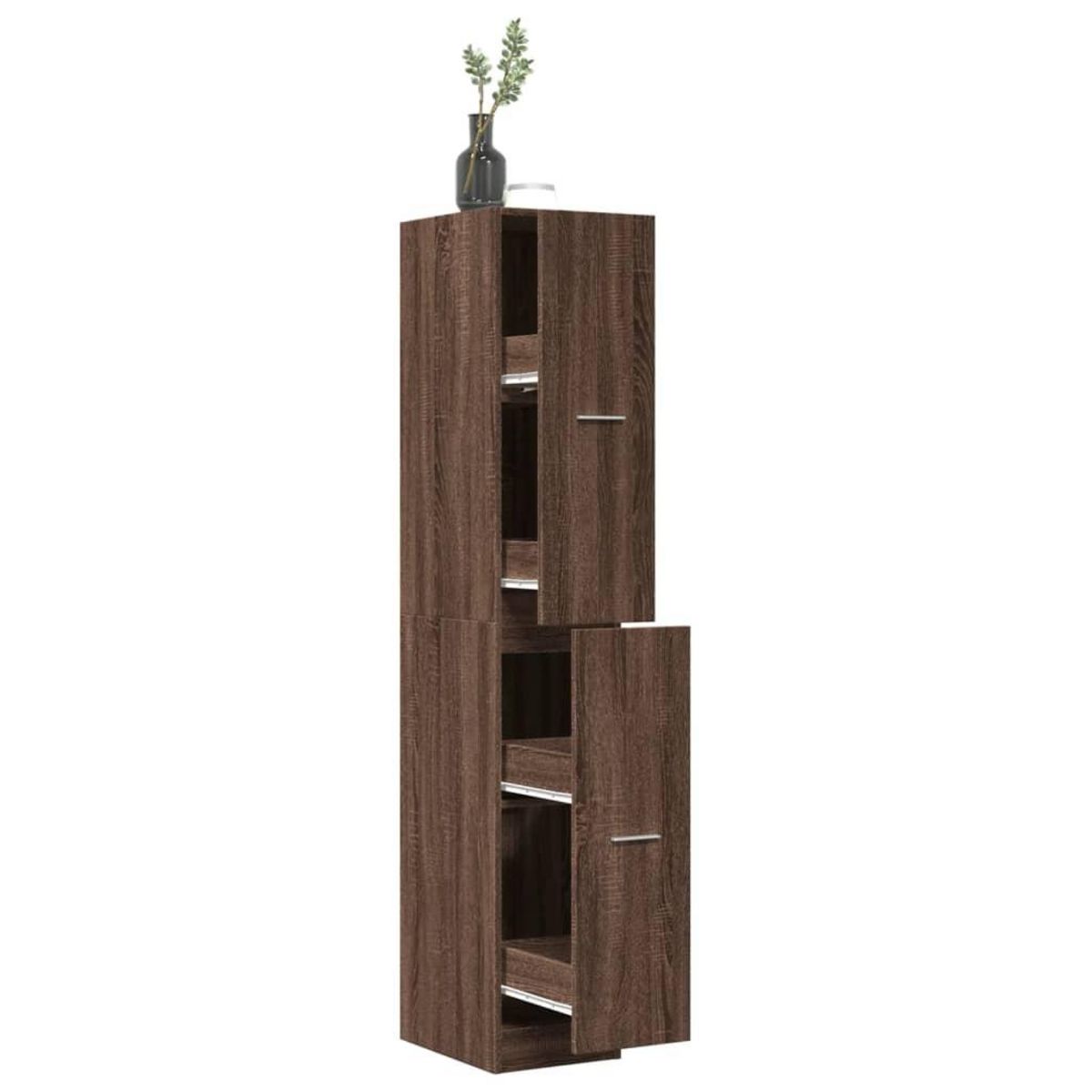 VIDAXL Armoire apothicaire chene marron 30x41x174,5 cm bois ingenierie
