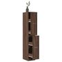 Voir la diapositive 1 : VIDAXL Armoire apothicaire chene marron 30x41x174,5 cm bois ingenierie
