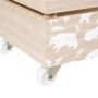 Voir la diapositive 5 : Paris Prix Lot de 2 Cagettes Enfant  Print  39cm Blanc