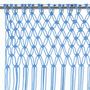 Voir la diapositive 3 : VIDAXL Rideau en macrame Bleu 140x240 cm Coton