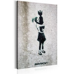Paris Prix Tableau Imprimé  Bomb Hugger - Banksy. Coloris disponibles : Multicolore