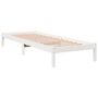 Voir la diapositive 3 : VIDAXL Cadre de lit extra long sans matelas 90x210 cm bois massif pin