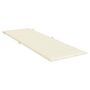 Voir la diapositive 3 : VIDAXL Coussin de chaise longue creme 186x58x3 cm tissu oxford