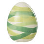 Voir la diapositive 1 : Paris Prix Œuf Déco en Dolomite  Lignes  18cm Vert