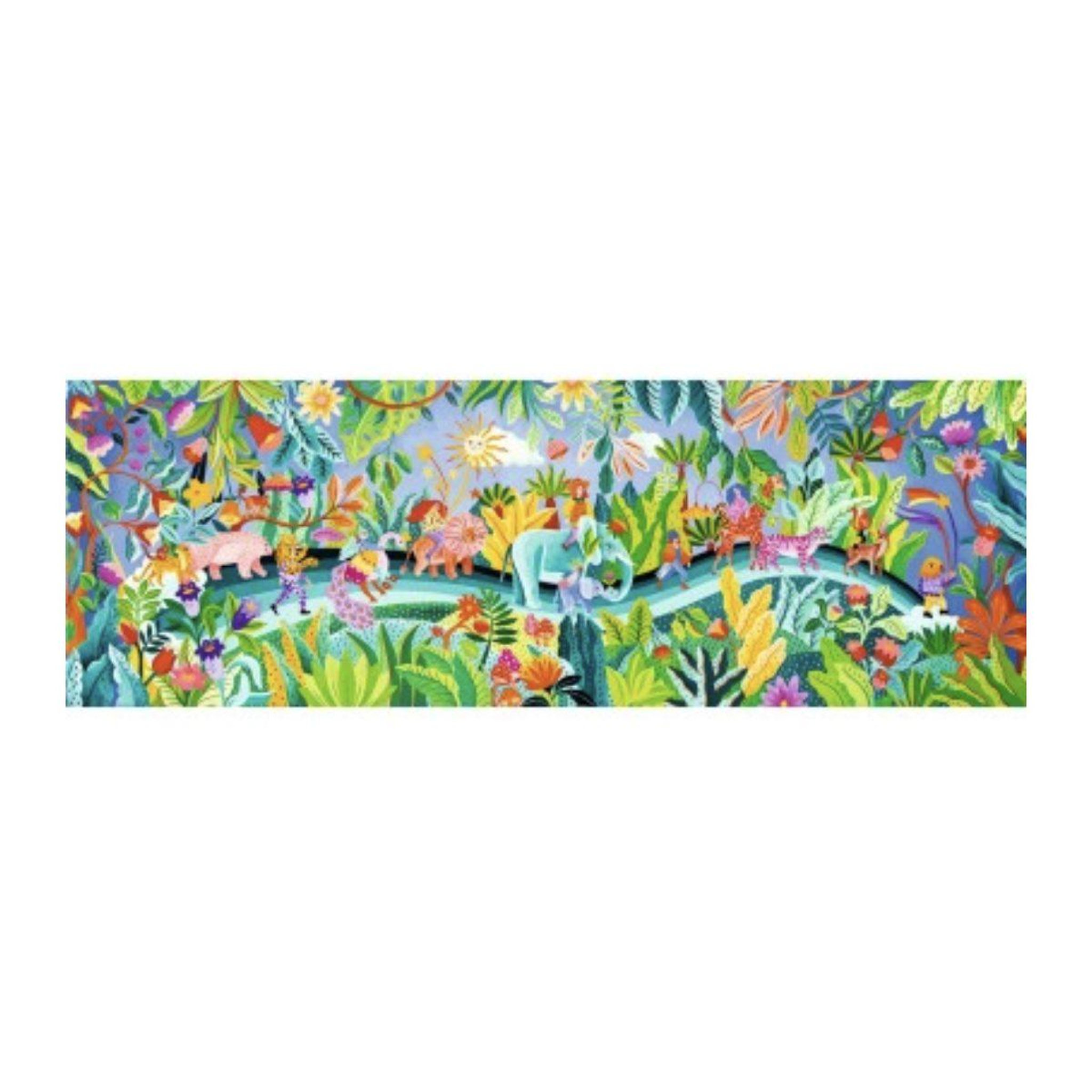 Voir la diapositive 2 : Djeco Puzzle la fiesta - 1000 pieces -