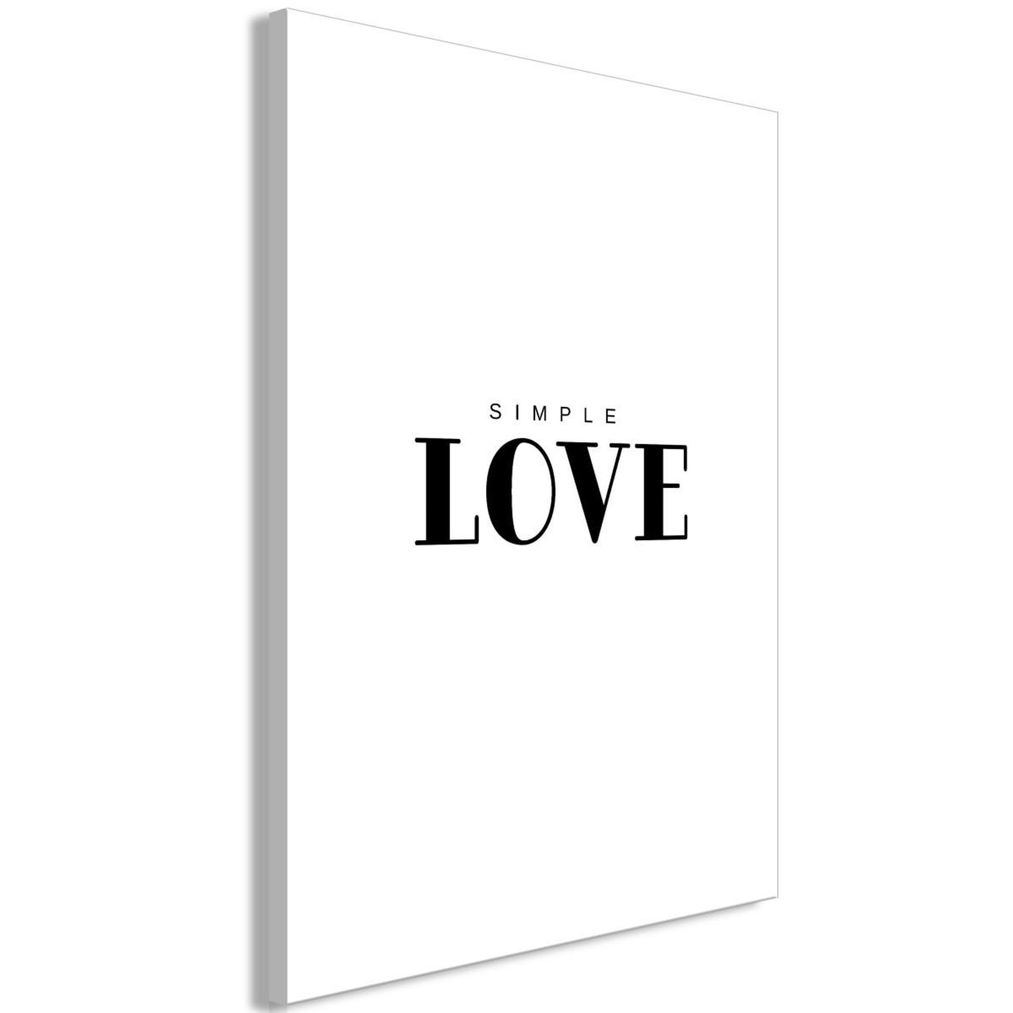 Voir la diapositive 1 : Paris Prix Tableau imprimé  simple love