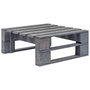 Voir la diapositive 5 : VIDAXL Salon de jardin palette 4pcs avec coussins Pin impregne de gris