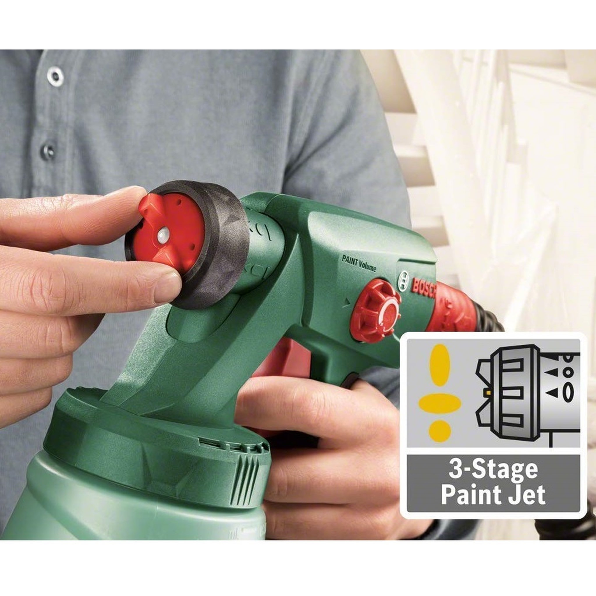 Voir la diapositive 4 : BOSCH Pistolet peinture basse pression - PFS 2000