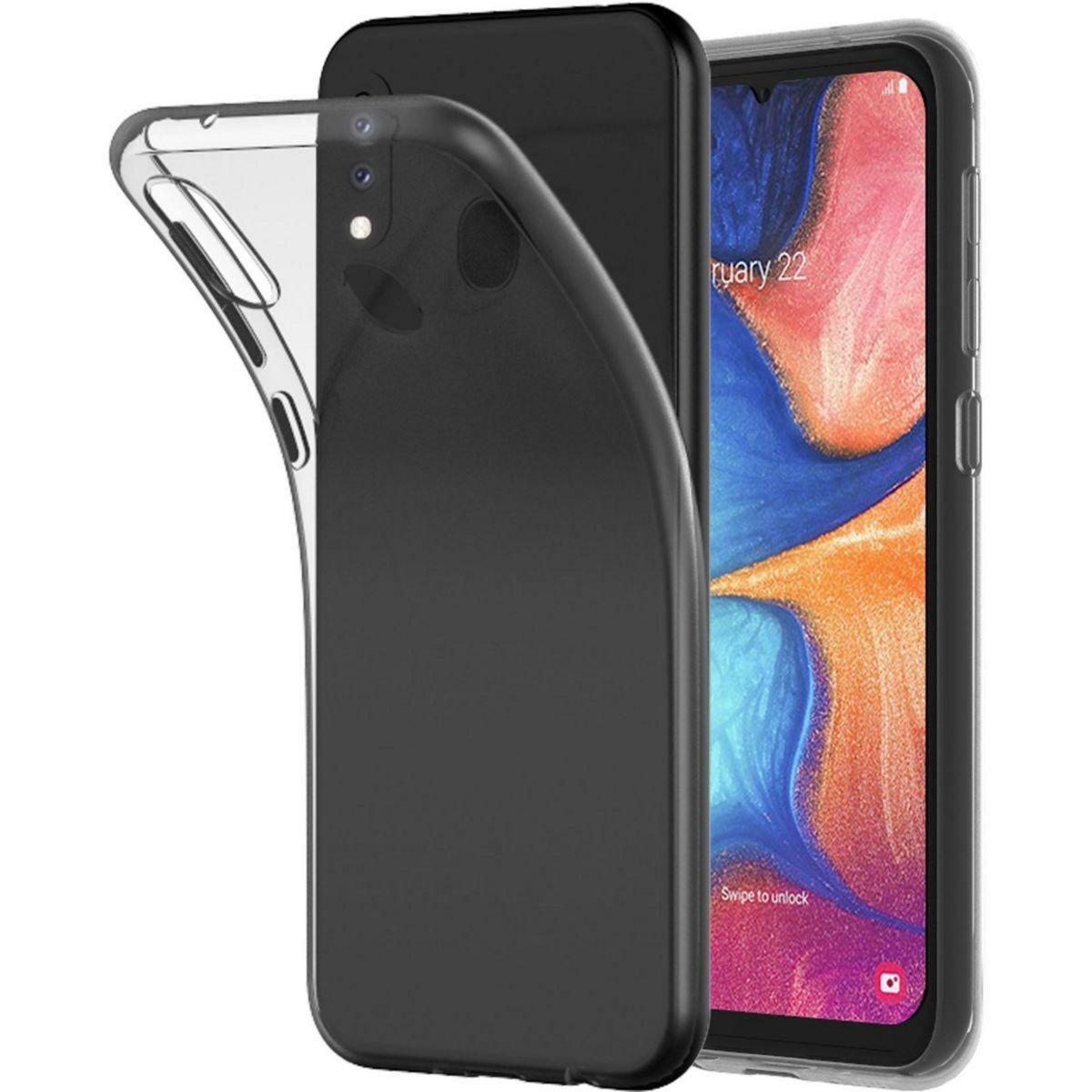 ESSENTIEL B Coque Samsung A20e Souple transparent