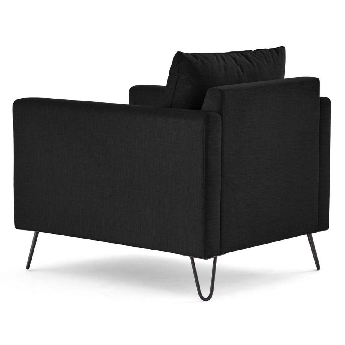 LISA DESIGN Ostrava - fauteuil en velours pieds en épingle