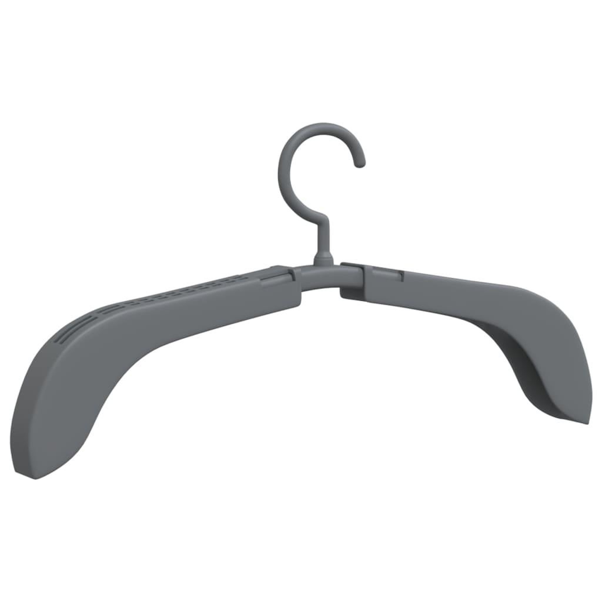 Voir la diapositive 3 : VIDAXL Cintres extensibles 5 pcs Gris