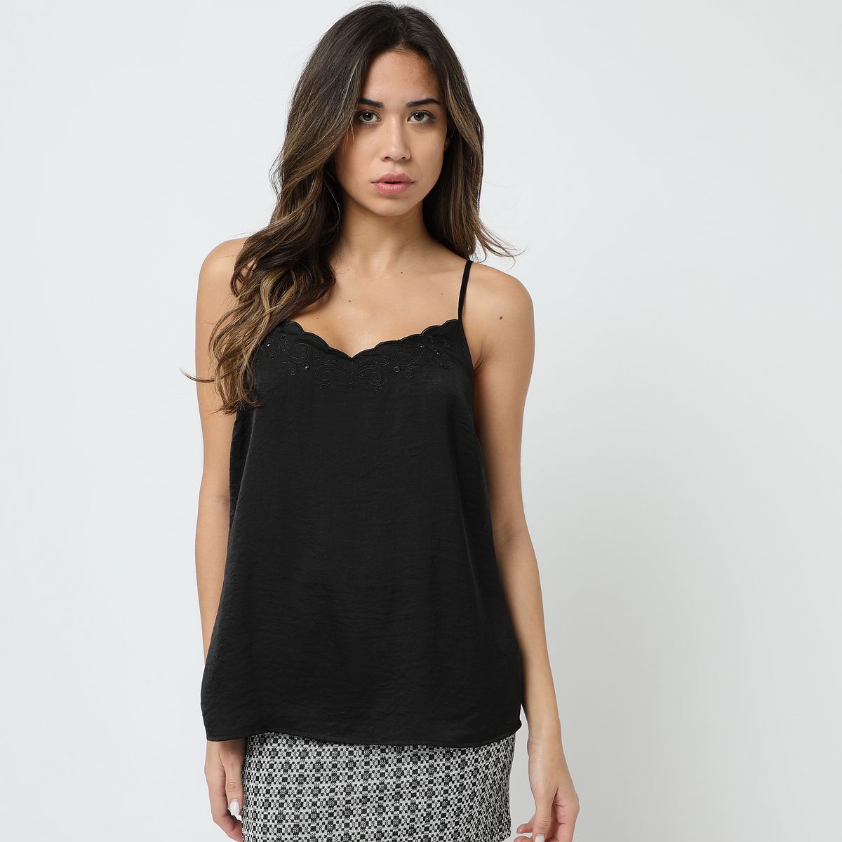 INEXTENSO Chemisier noir femme