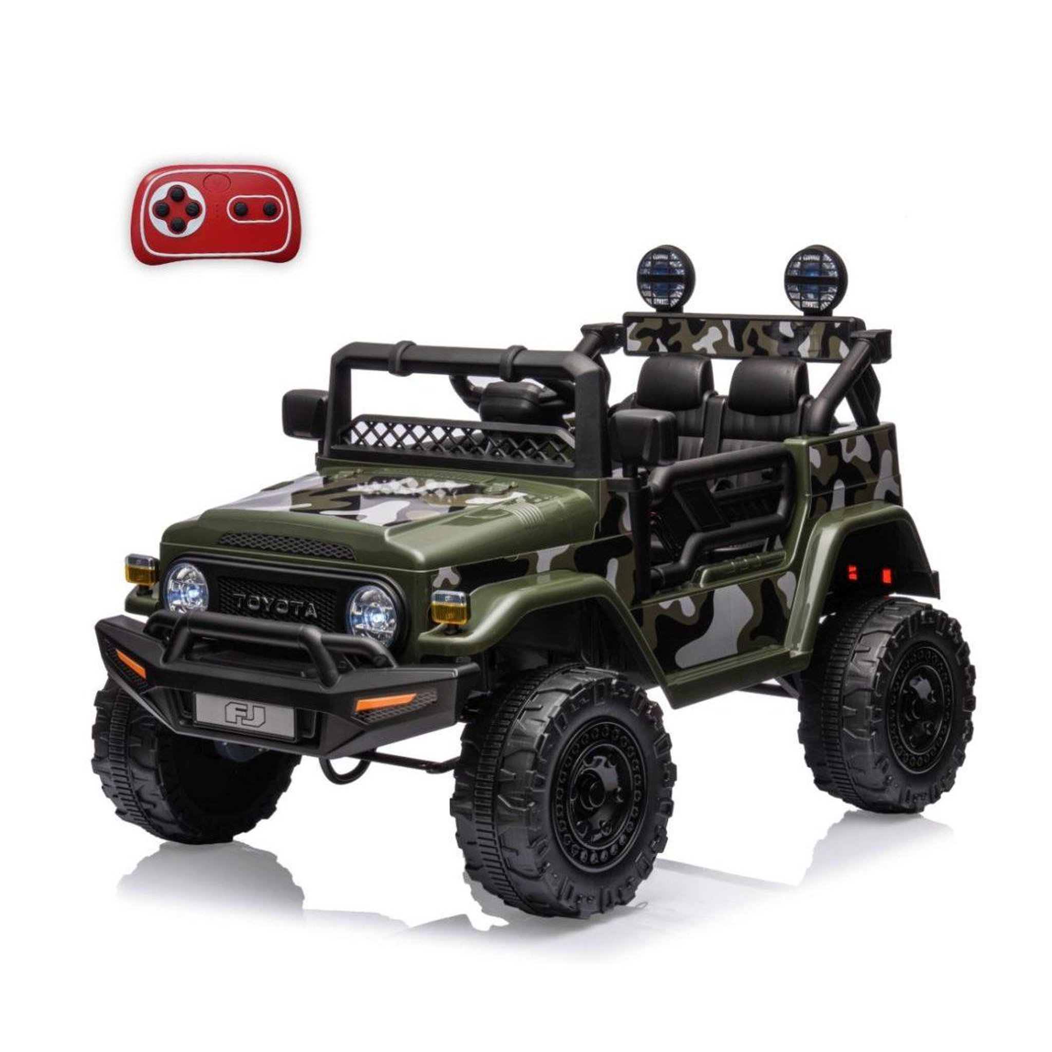Voir la diapositive 2 : MILLY MALLY Véhiculeride-on toyota fj cruiser army