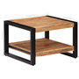 Voir la diapositive 6 : VIDAXL Table basse 60x60x40 cm Bois d'acacia massif