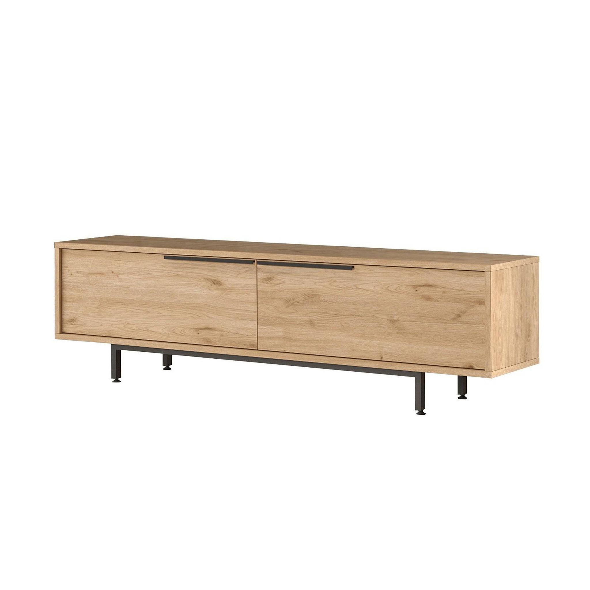 Habitat et Jardin Meuble tv en bois  calvin  - 160 x 35 x 45 cm - marron