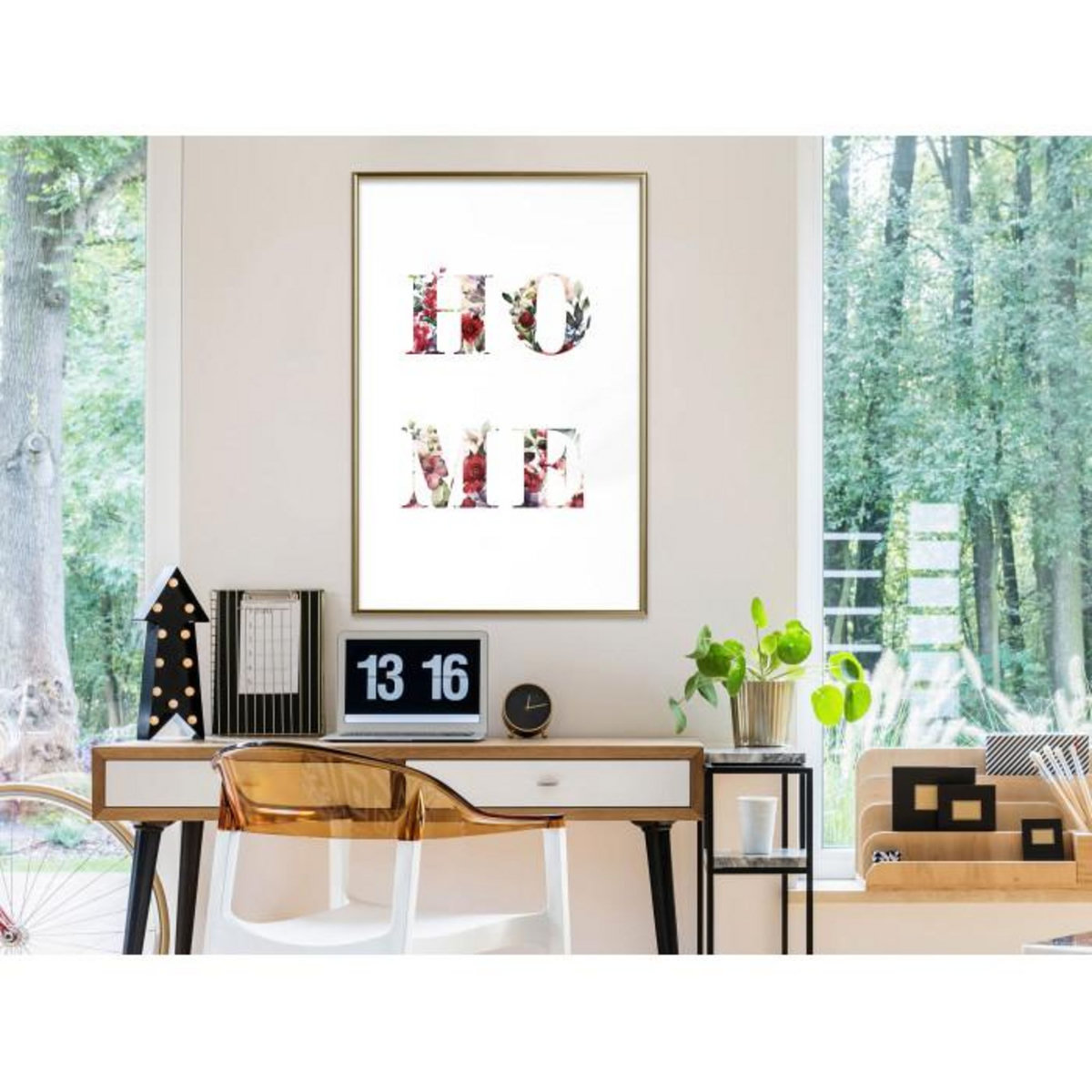 Paris Prix Affiche Murale Encadrée  Floral Home