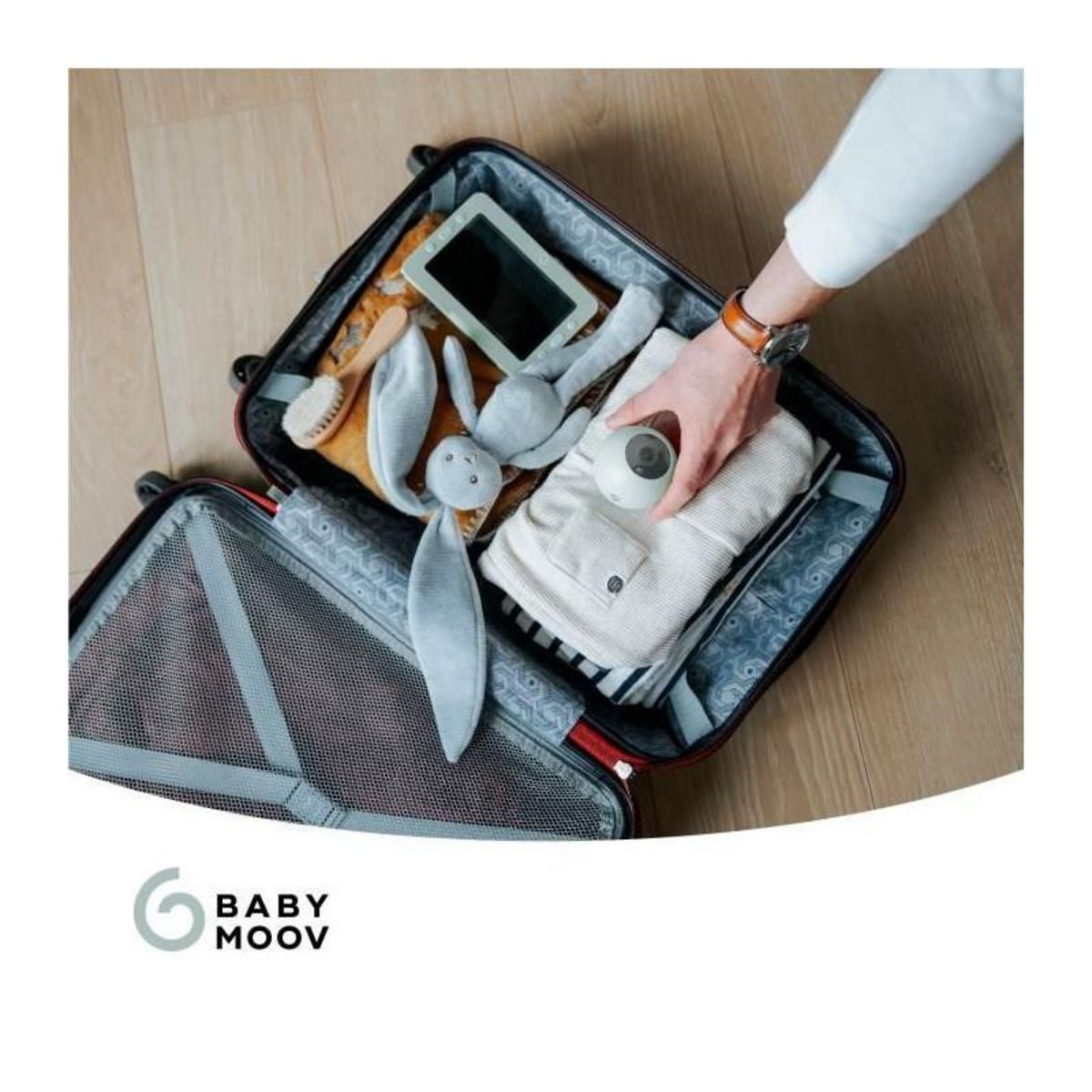 BABYMOOV Babymoov Caméra Additionnelle HD Babyphone vidéo YOO Go+ - Batterie Rechargeable Longue Autonomie - Socle Caméra inclus