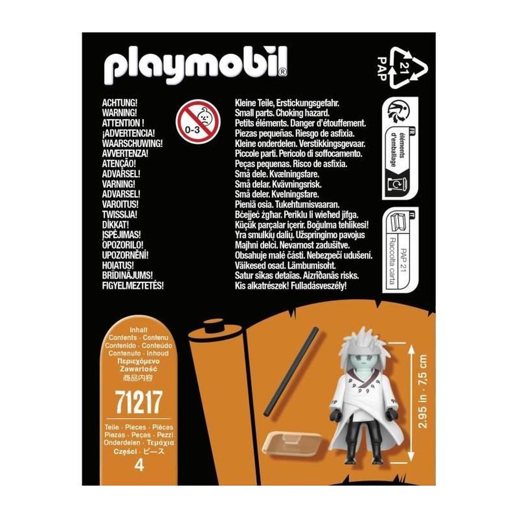 Voir la diapositive 4 : PLAYMOBIL 71217 Madara Rikudô Sennin Mode