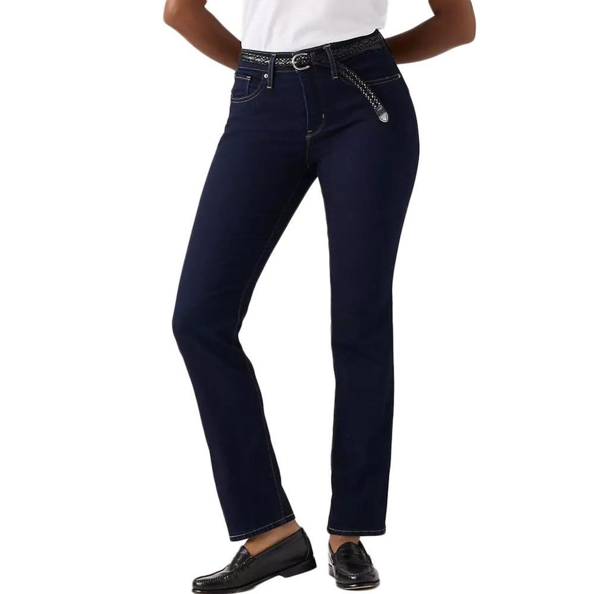 Levi's Jean 314  Foncé Brut Femme Levi's Shaping Shaping   W26