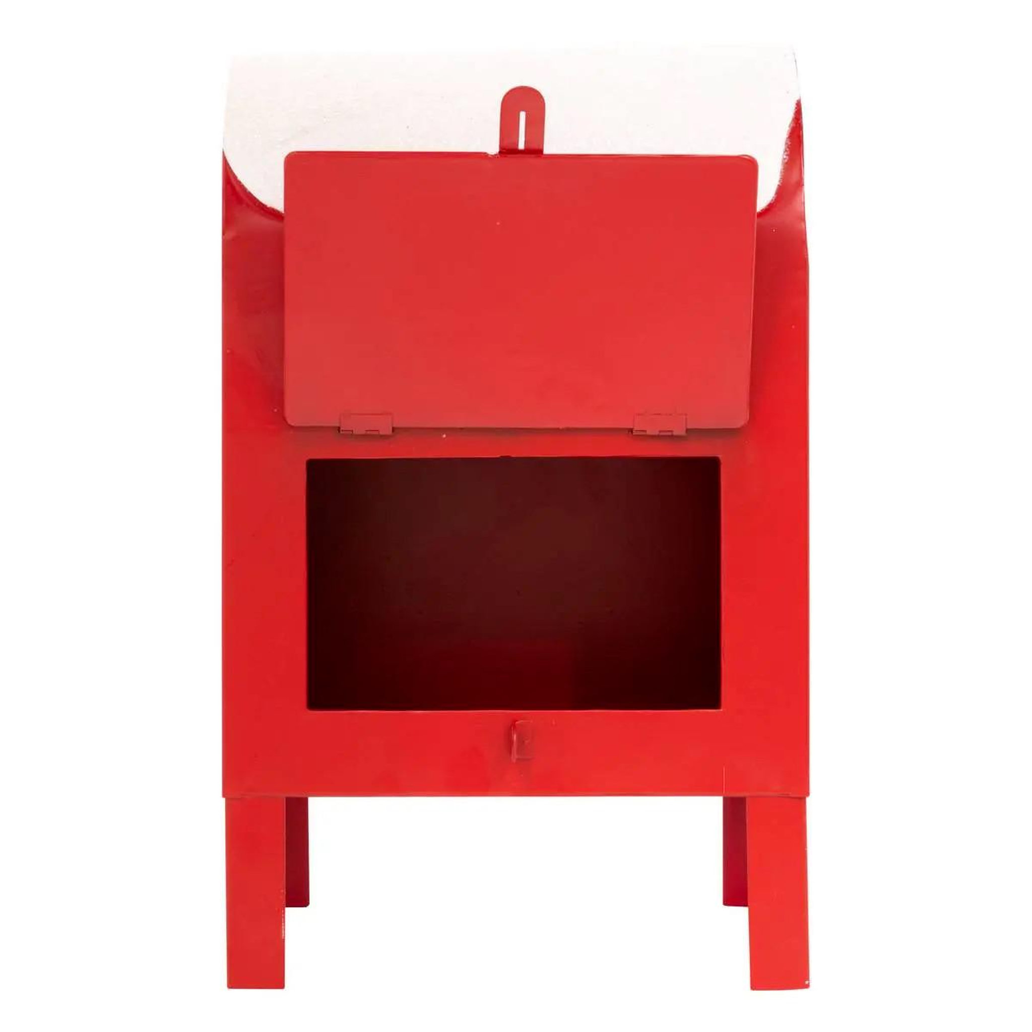 Voir la diapositive 3 : ATMOSPHERA Boîte aux lettres de noël  pôle nord  36cm rouge