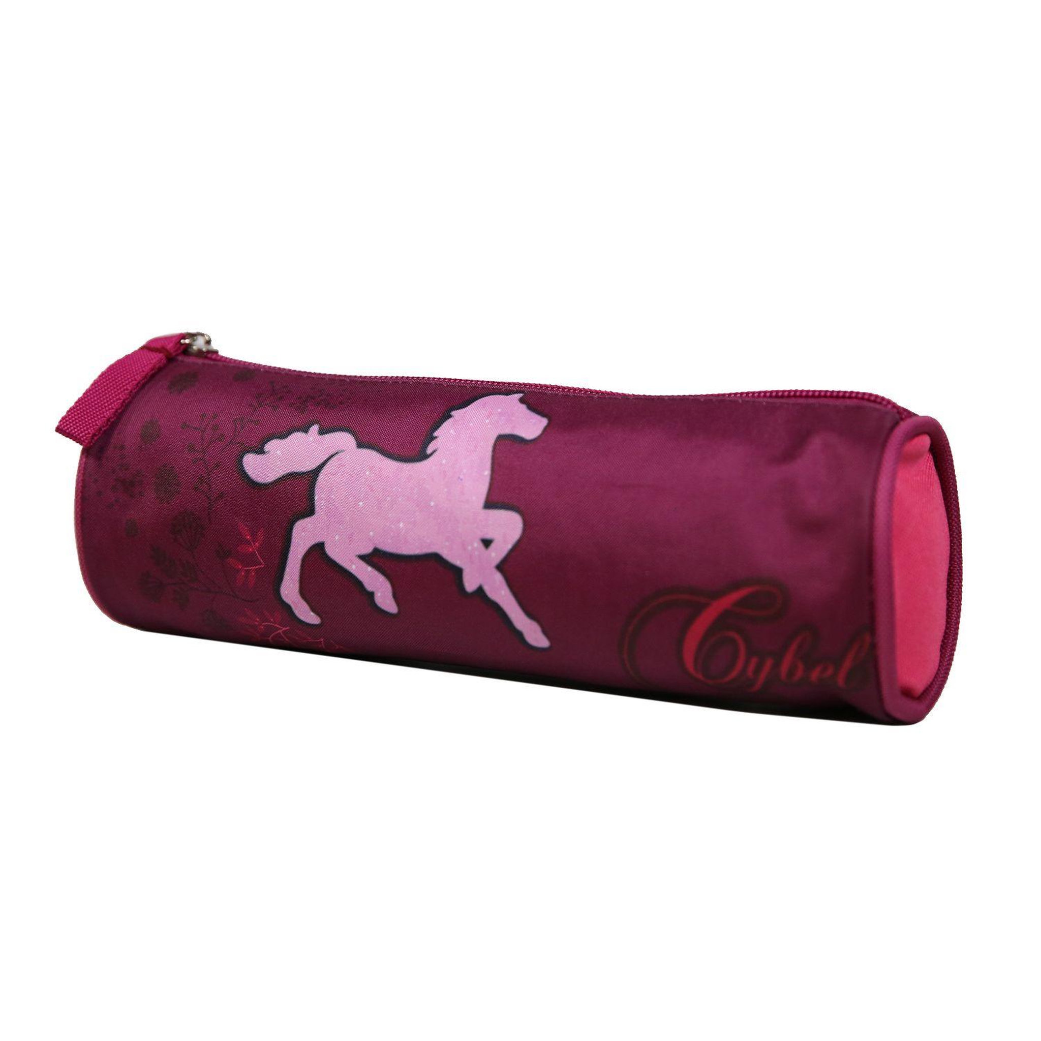 Voir la diapositive 2 : Bagtrotter BAGTROTTER Trousse scolaire ronde Cybel Violette et Rose
