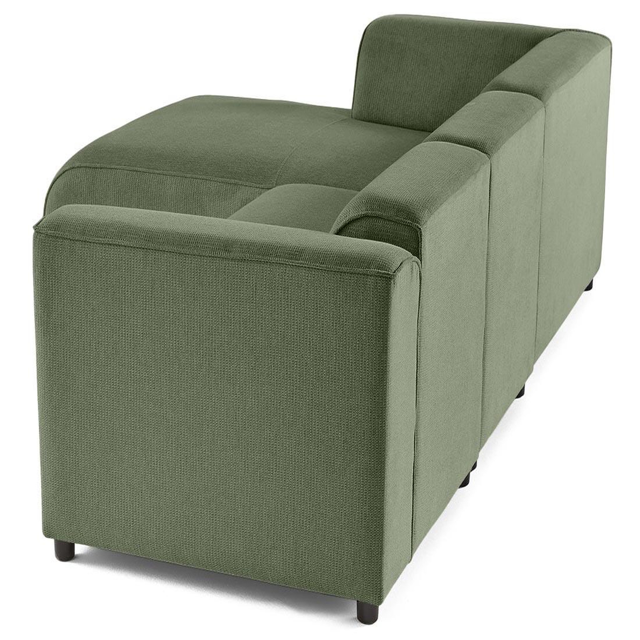 Voir la diapositive 6 : LISA DESIGN Suaro - canapé modulable d'angle gauche 4 places en tissu texturé