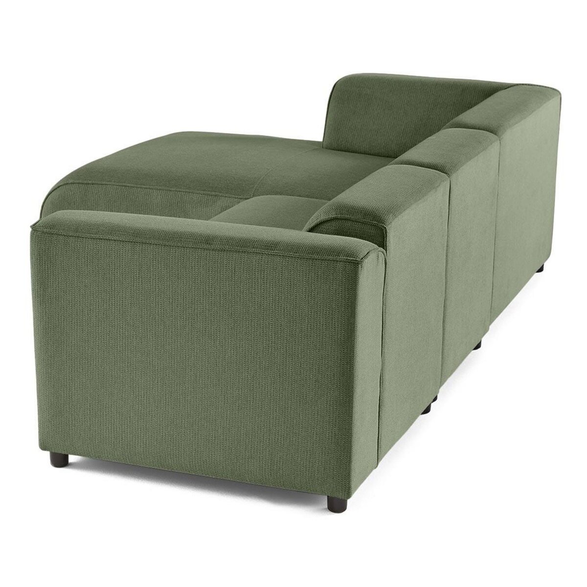 LISA DESIGN Suaro - canapé modulable d'angle gauche 4 places en tissu texturé