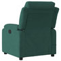 Voir la diapositive 5 : VIDAXL Fauteuil de massage inclinable vert fonce velours