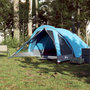 Voir la diapositive 3 : VIDAXL Tente de camping de cabine 4 personnes bleu impermeable