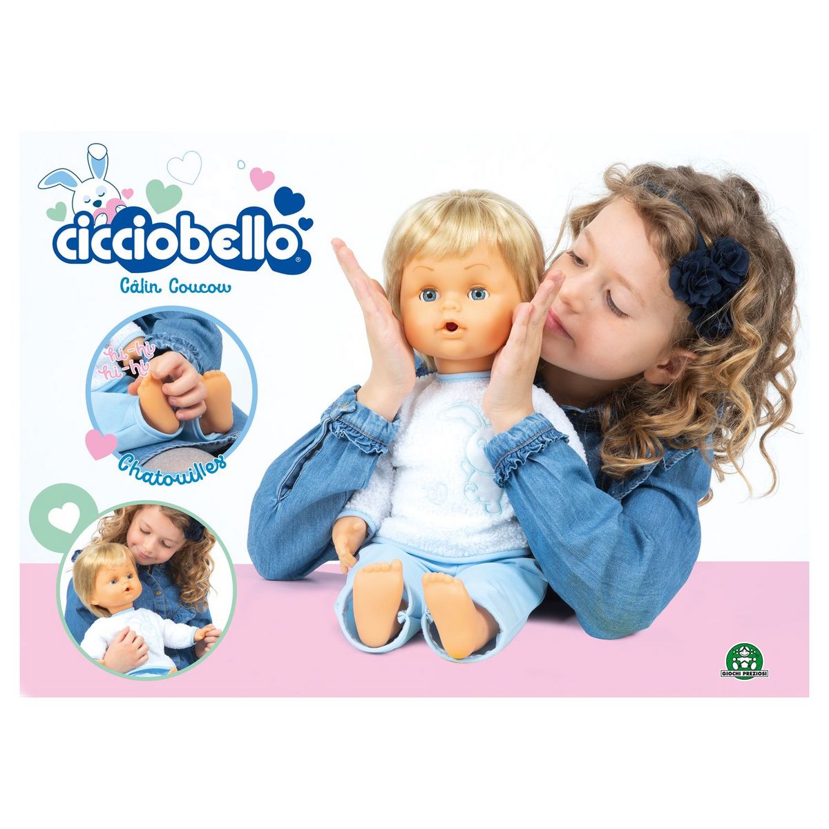 GP TOYS Poupée Cicciobello Câlin Coucou