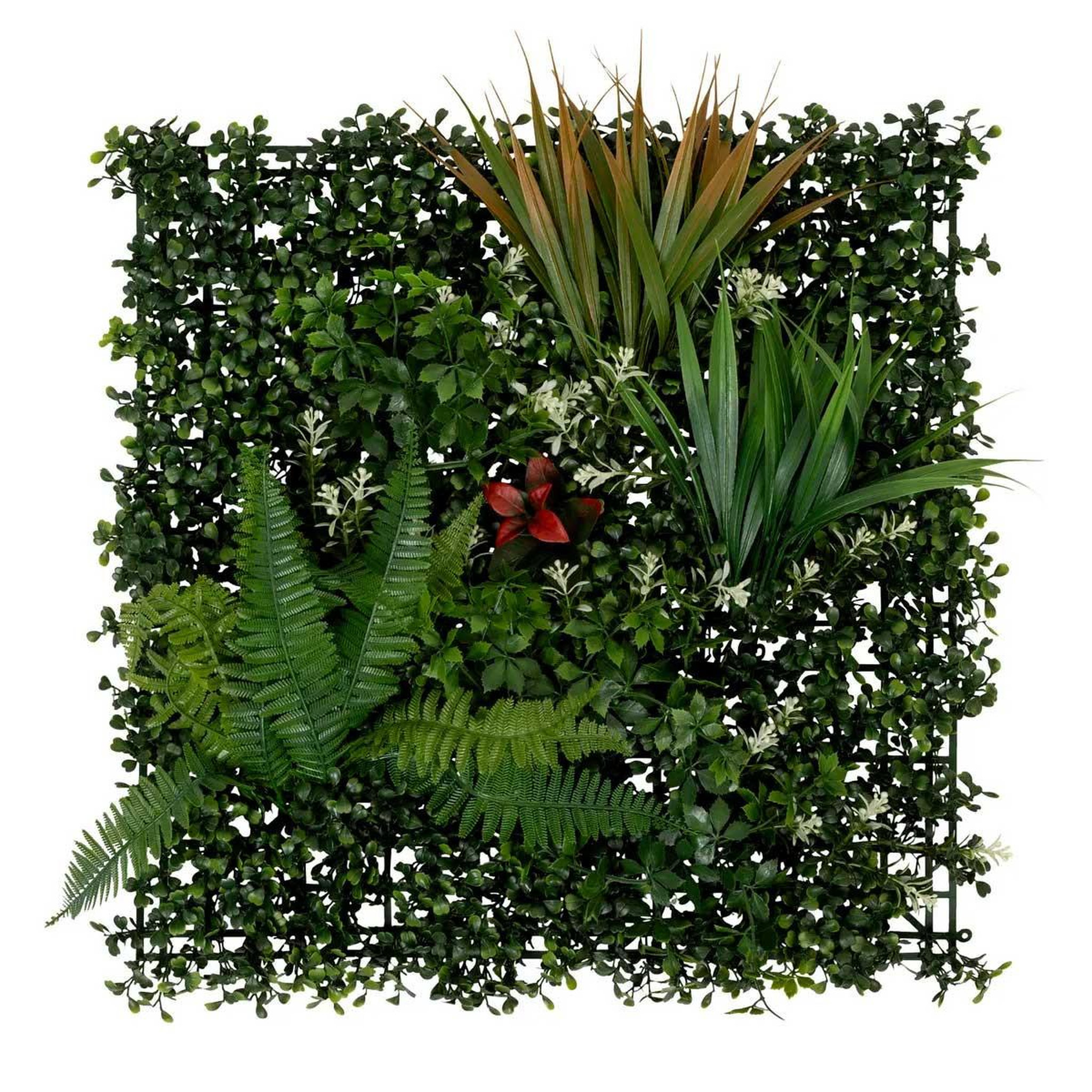 ATMOSPHERA Carré végétal artificiel tropical  izy  50cm vert