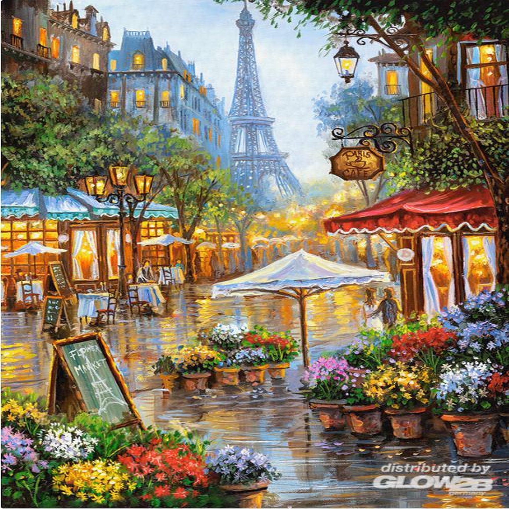 Voir la diapositive 4 : Castorland Puzzle 1000 pièces : Marché aux fleurs à Paris