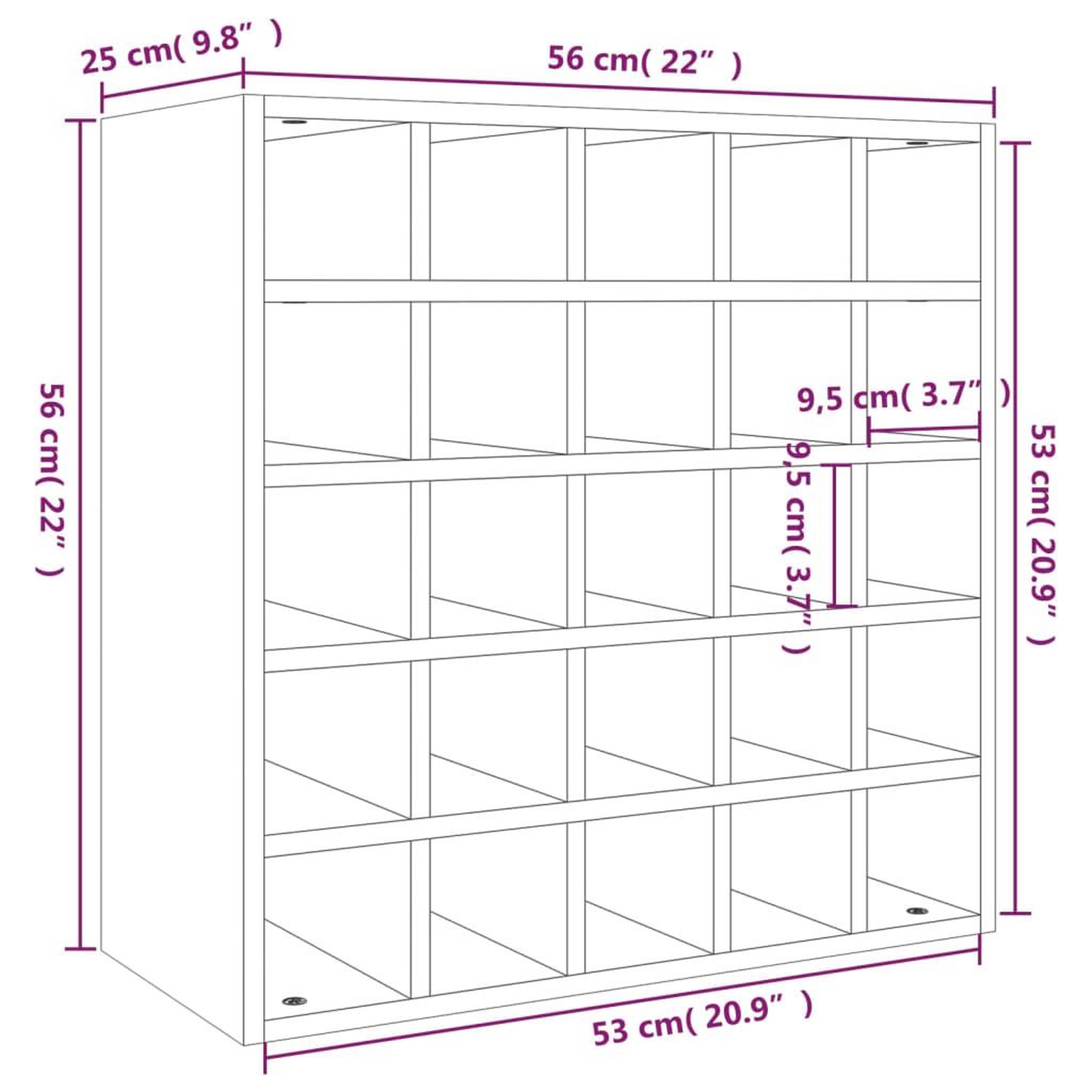 Voir la diapositive 6 : VIDAXL Armoire a vin Blanc 56x25x56 cm Bois de pin massif