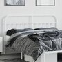 Voir la diapositive 3 : VIDAXL Tete de lit metal blanc 180 cm