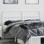 Voir la diapositive 3 : VIDAXL Tete de lit metal blanc 180 cm